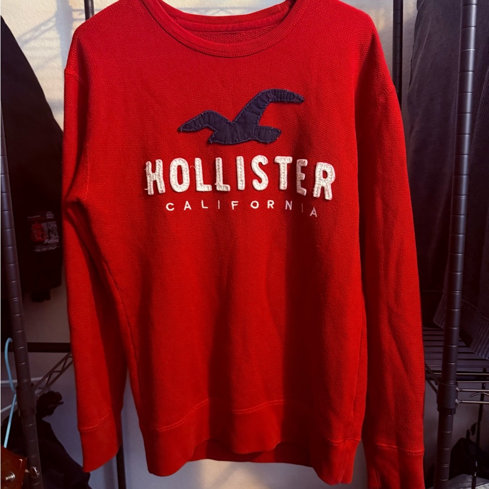 Hollister Men's Red Sweater